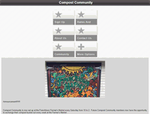Tablet Screenshot of compostcommunity.org